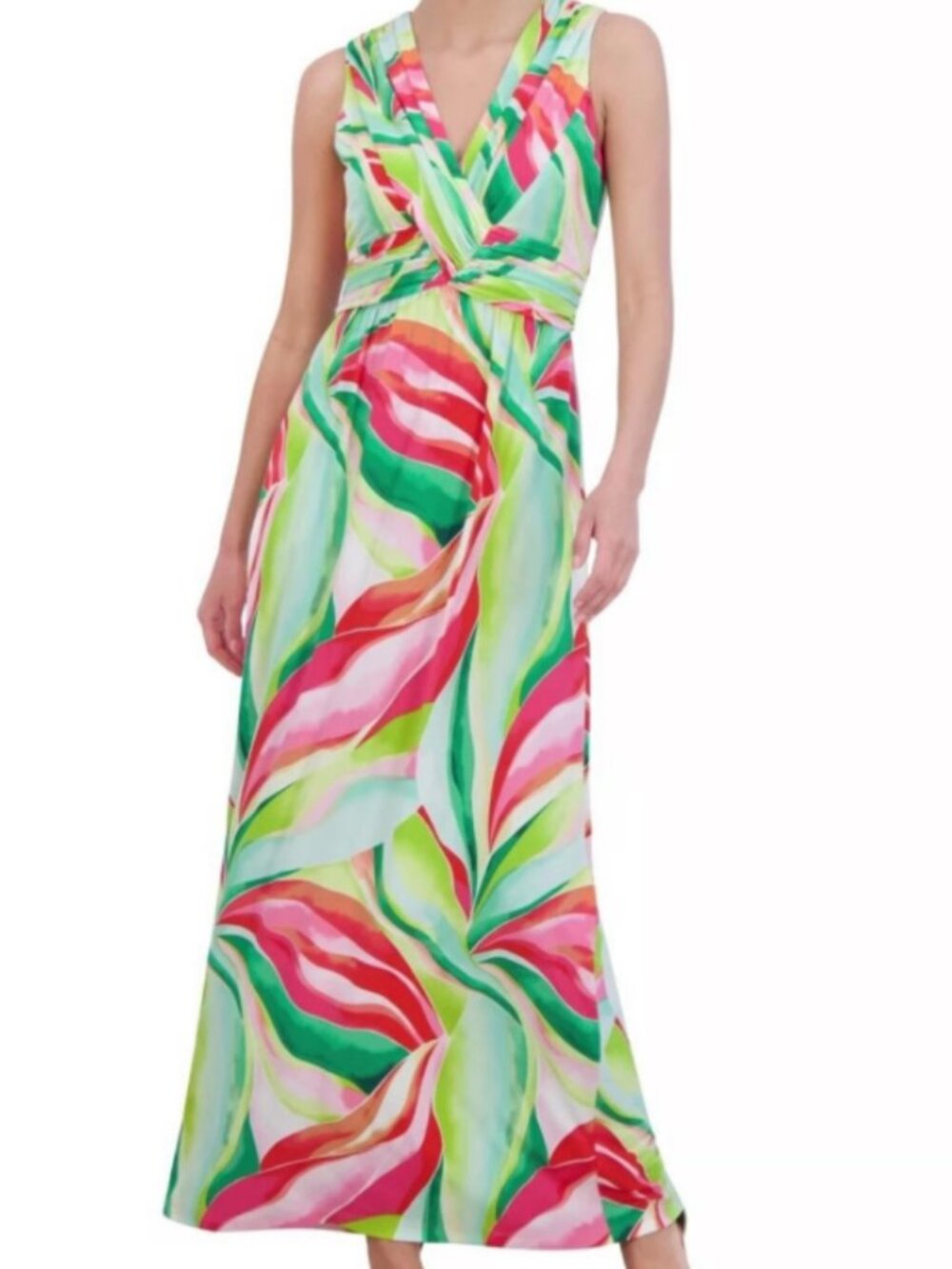 New JESSICA HAWARD Fabulous Vibrant Print Easy Fit Long Dress All Sizes